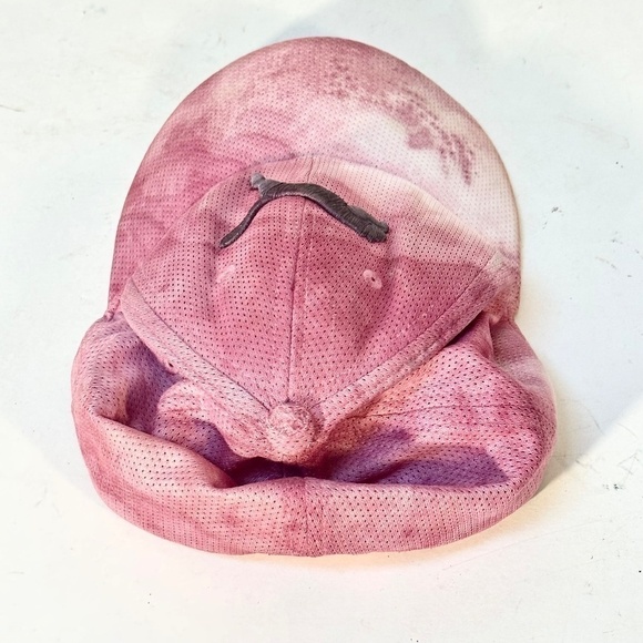 PUMA Pink White Athletic Adjustable Tie Dye Sport Cap Hat - Picture 9 of 9